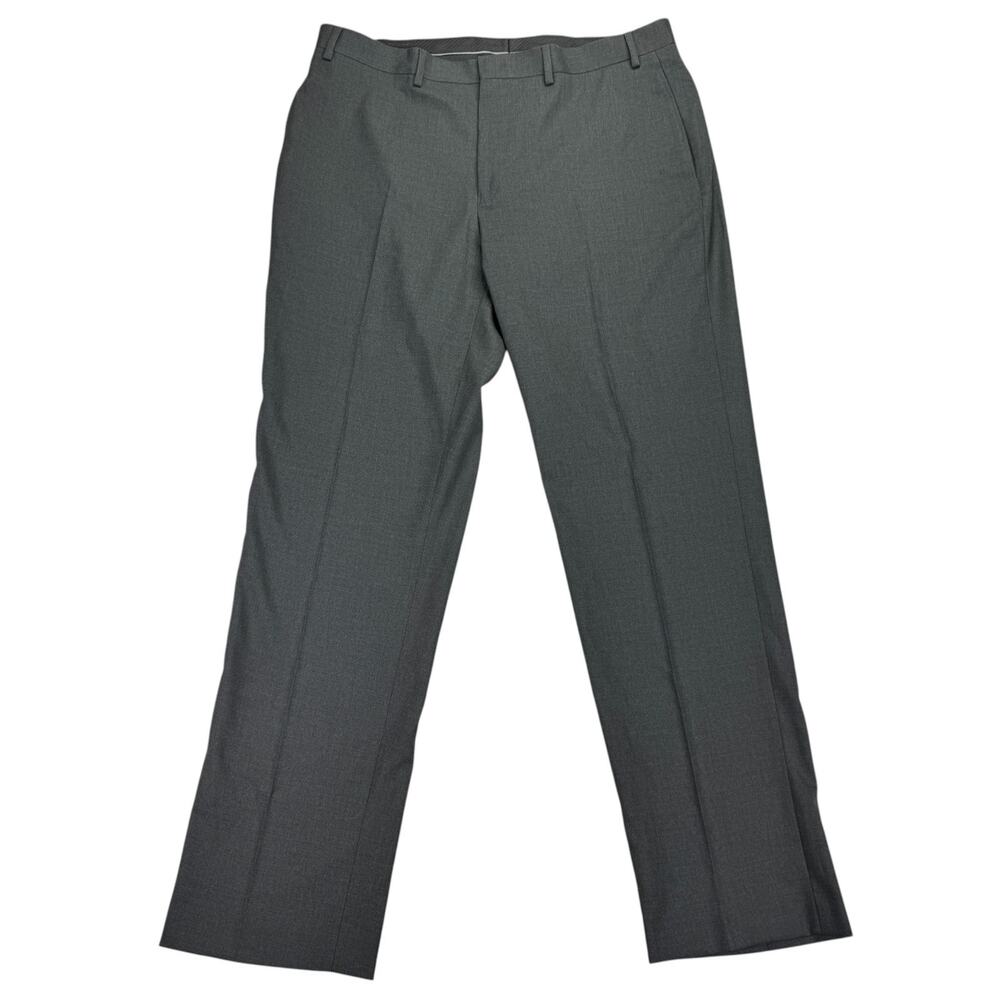 Marc New York Mens Casselman Slim Fit Solid Suit Pants Charcoal 36x32